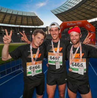 Berliner B2B Run Sieger 3x vorne